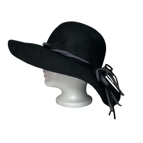 Forever 21 floppy wool hat black - Picture 4 of 7